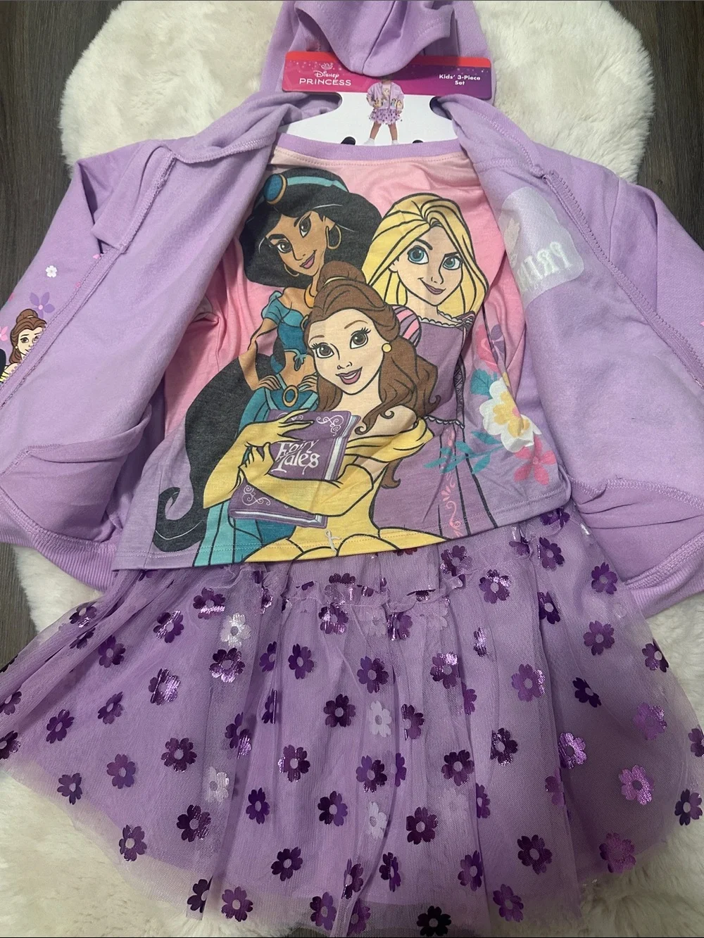 Disney Purple Princess 3-piece Set